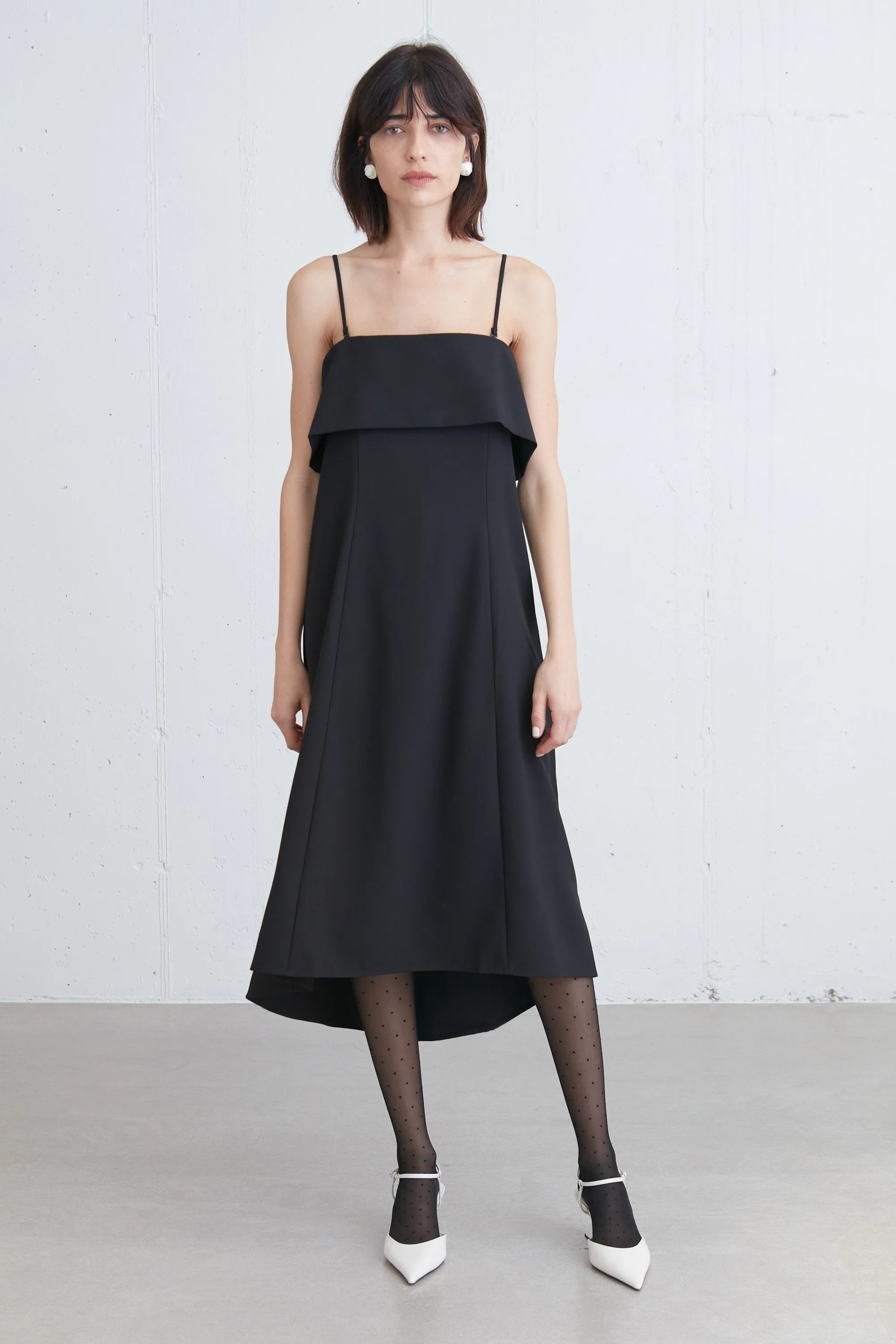 A-LINE TUBE MIDI DRESS