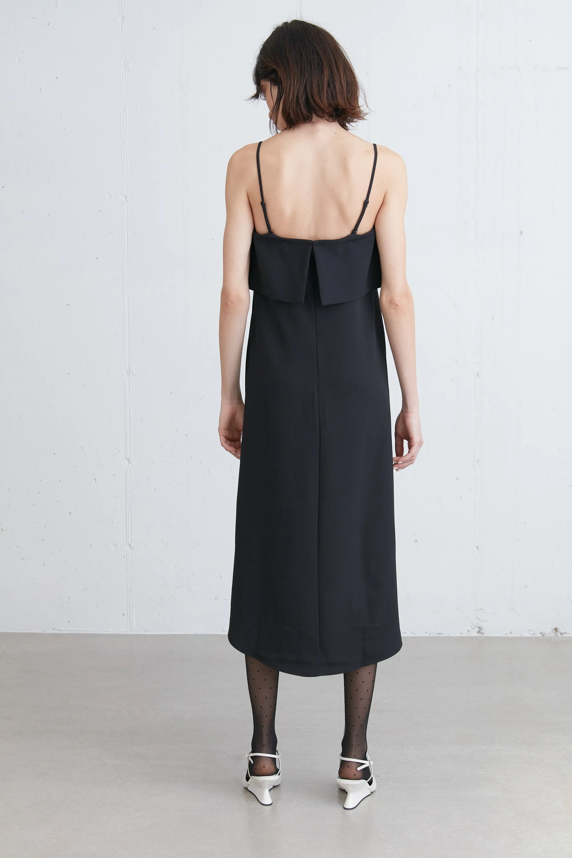 A-LINE TUBE MIDI DRESS