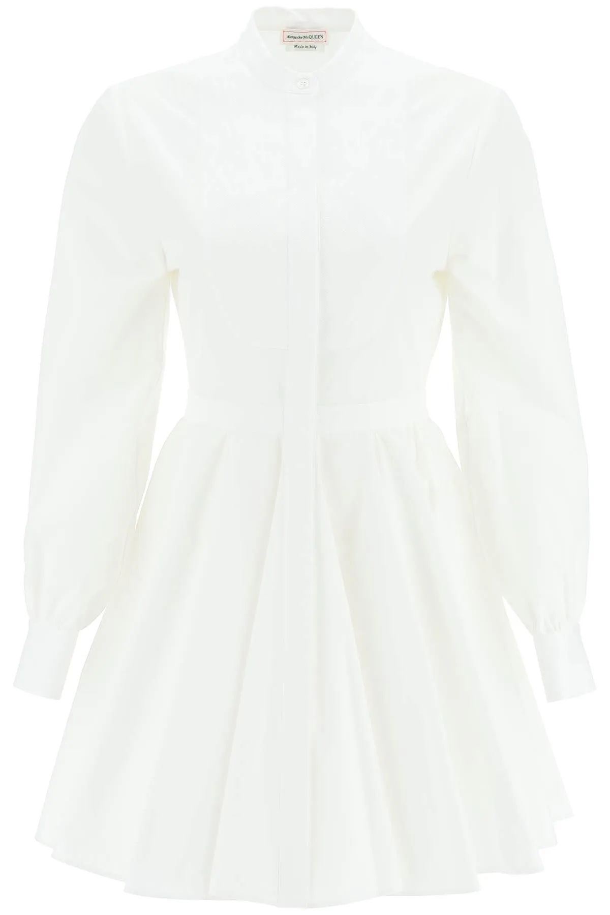 Alexander mcqueen poplin shirt dress