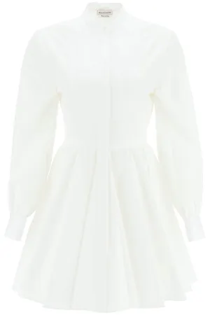 Alexander mcqueen poplin shirt dress