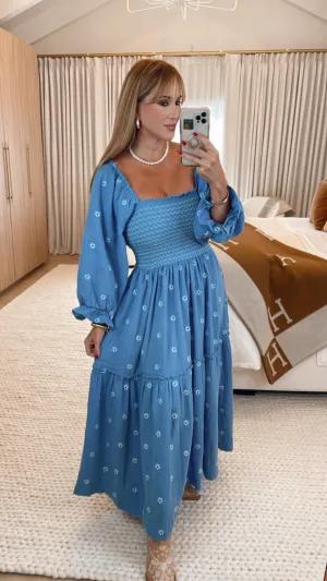 Amber Indigo Maxi Dress