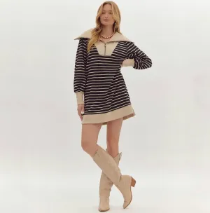 Aubrey Quarter Zip Dress