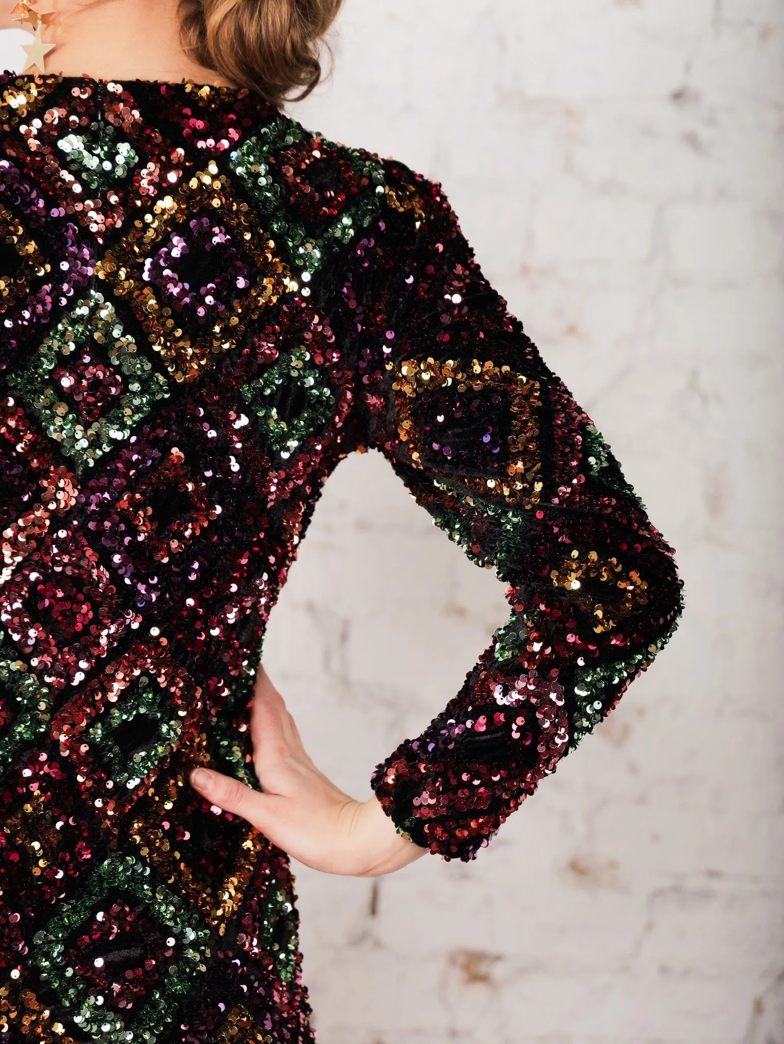 Bella Diamond Sequins Dress