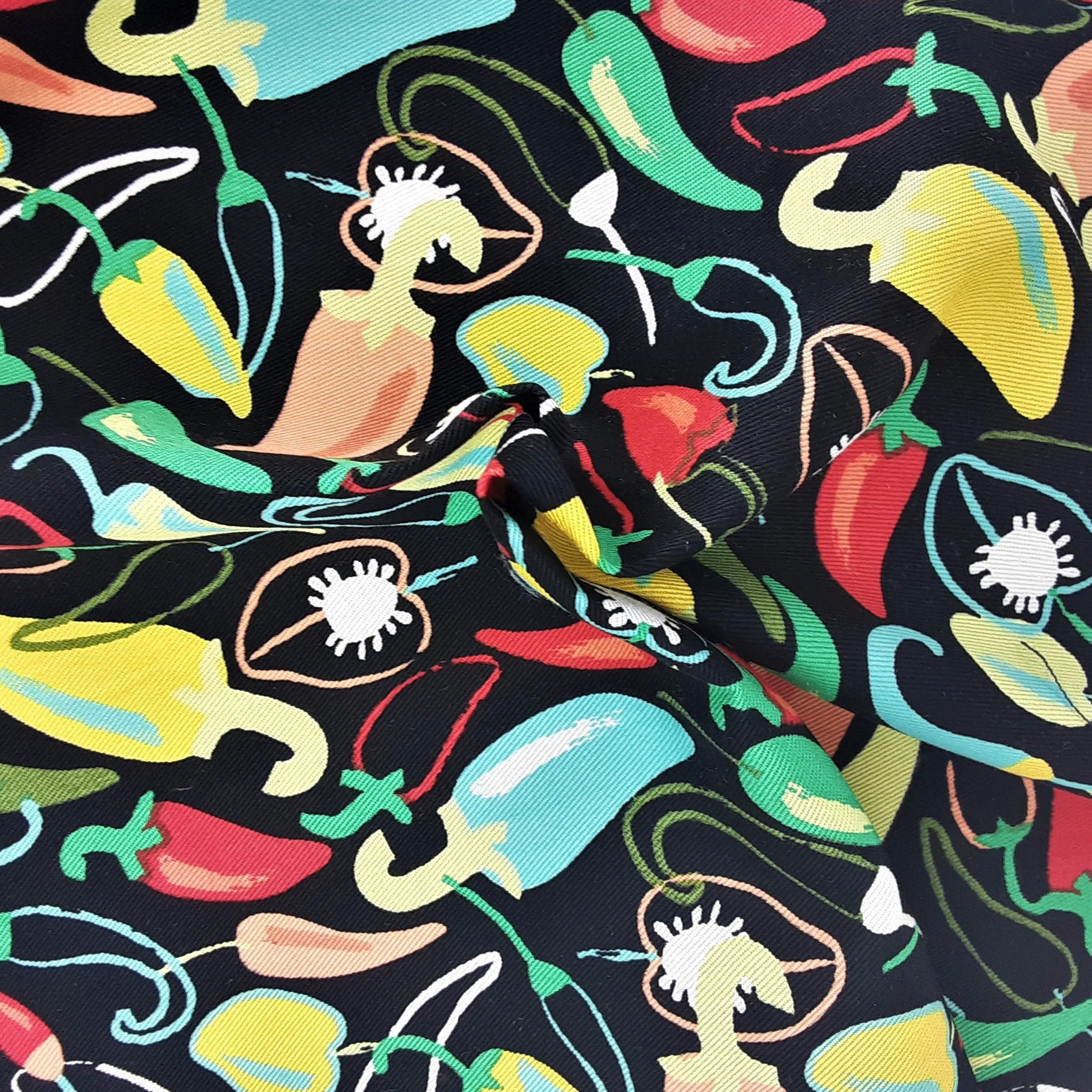 Black | Jalapeno Quilting Print - SKU 6686 #S1