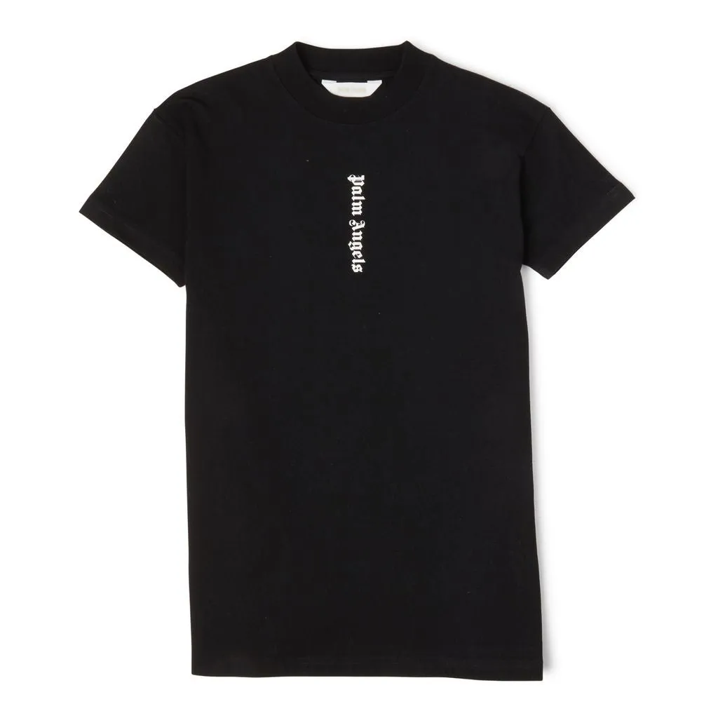 Black Logo Tee Dress