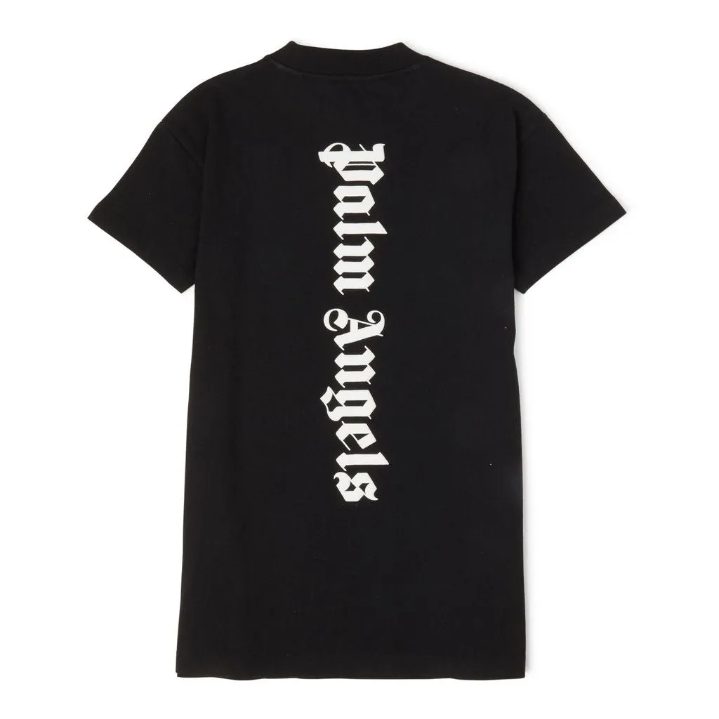 Black Logo Tee Dress