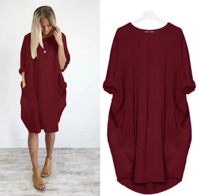 Cara | Elegant Tummy Covering Dress