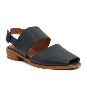 Drew Sandal in Navy Leather