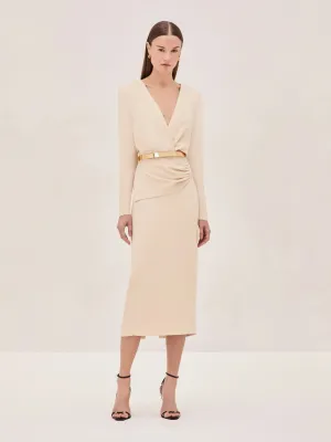 Fraser Midi Dress Cream