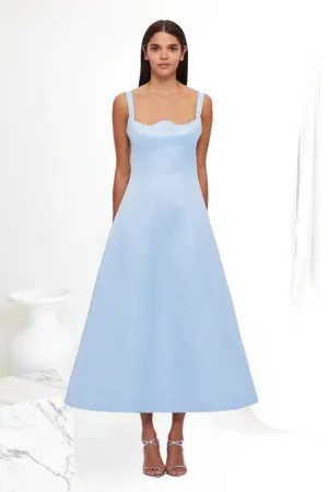 LEO LIN Odette Midi Dress (Sky Blue)