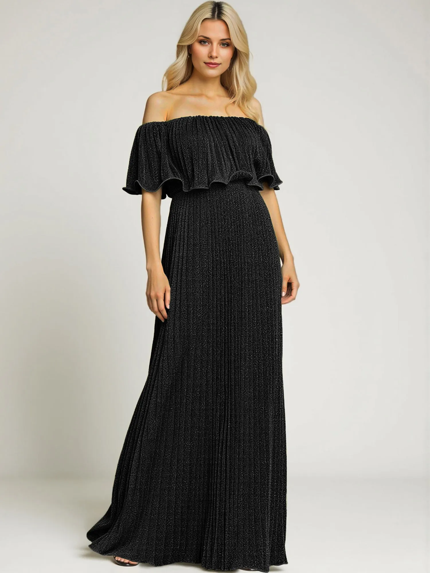 Lurex Maxi Dress