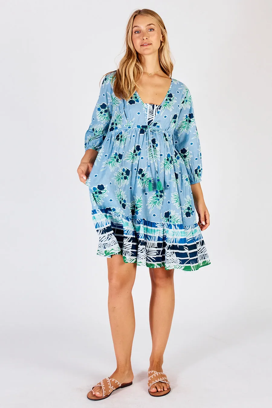 Mila Tie Dress Floral