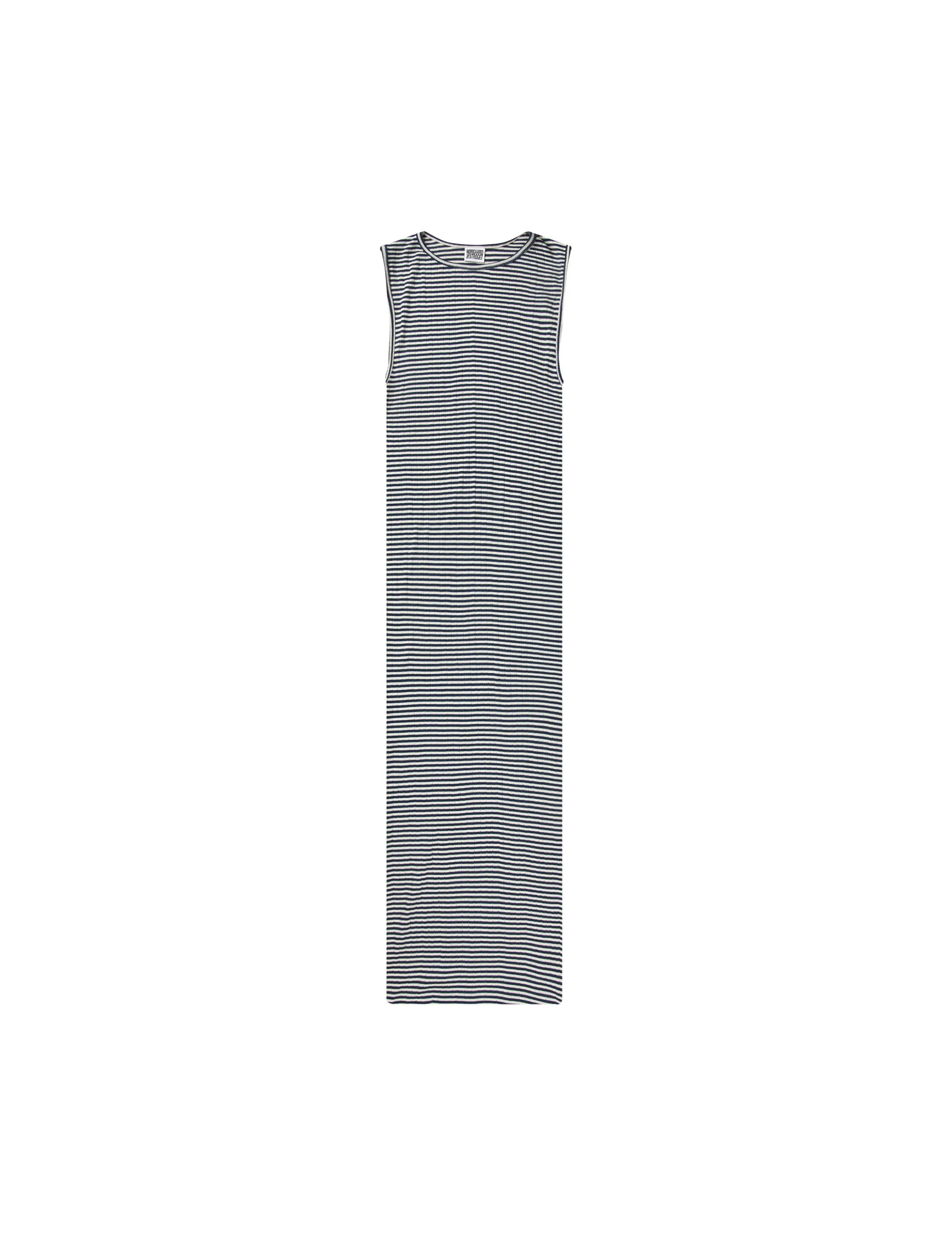 NPS Tank Dress Fine Stripe, Marine/Ecru