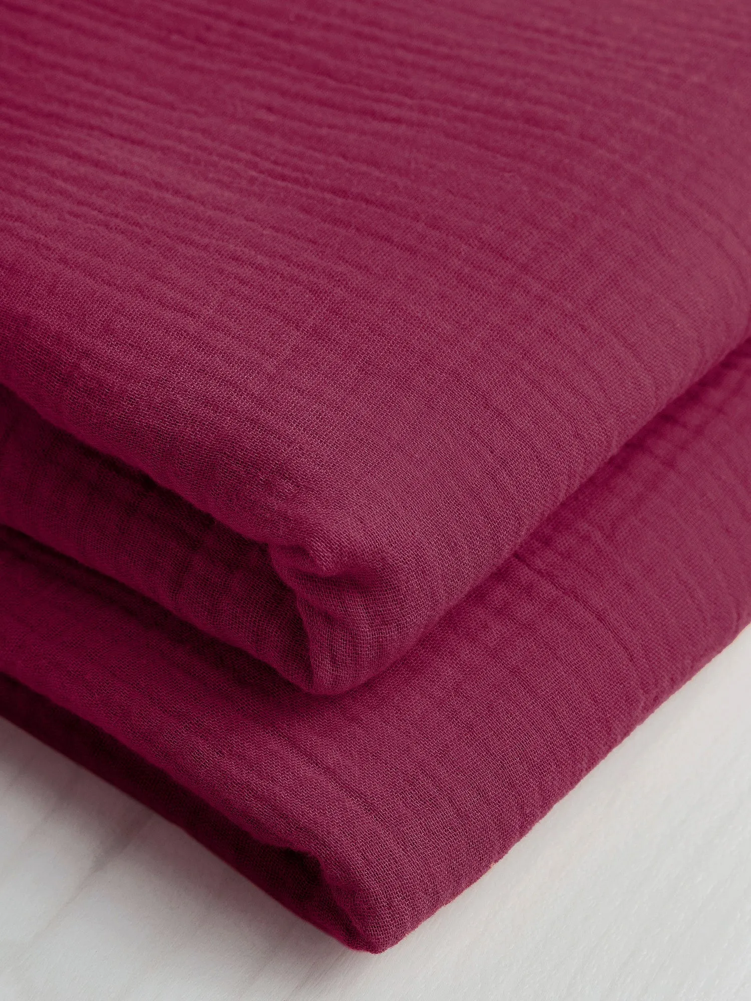 Organic Cotton Double Gauze - Magenta