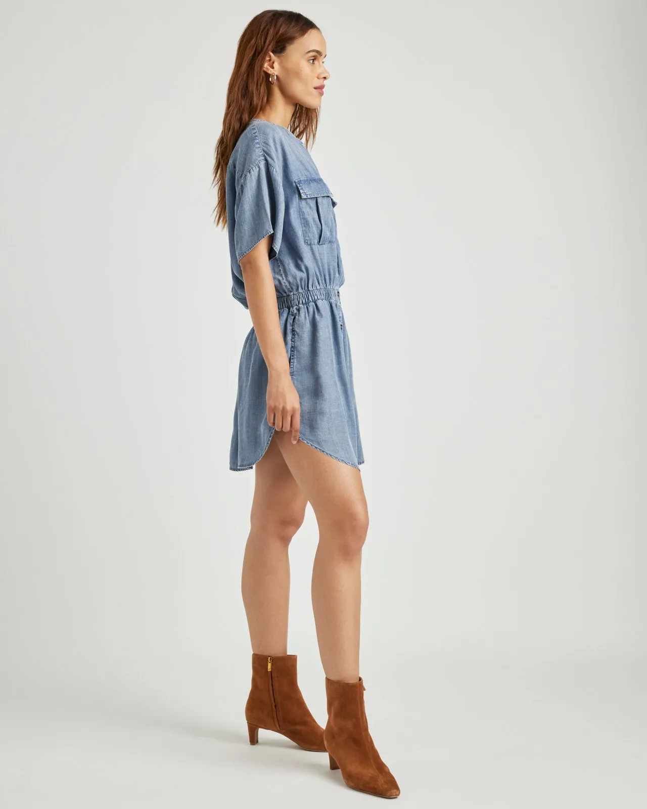 Raquel Indigo Mini Dress