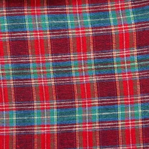 Red | Tartan Plaid Flannel Shirting - SKU 6633 #U102