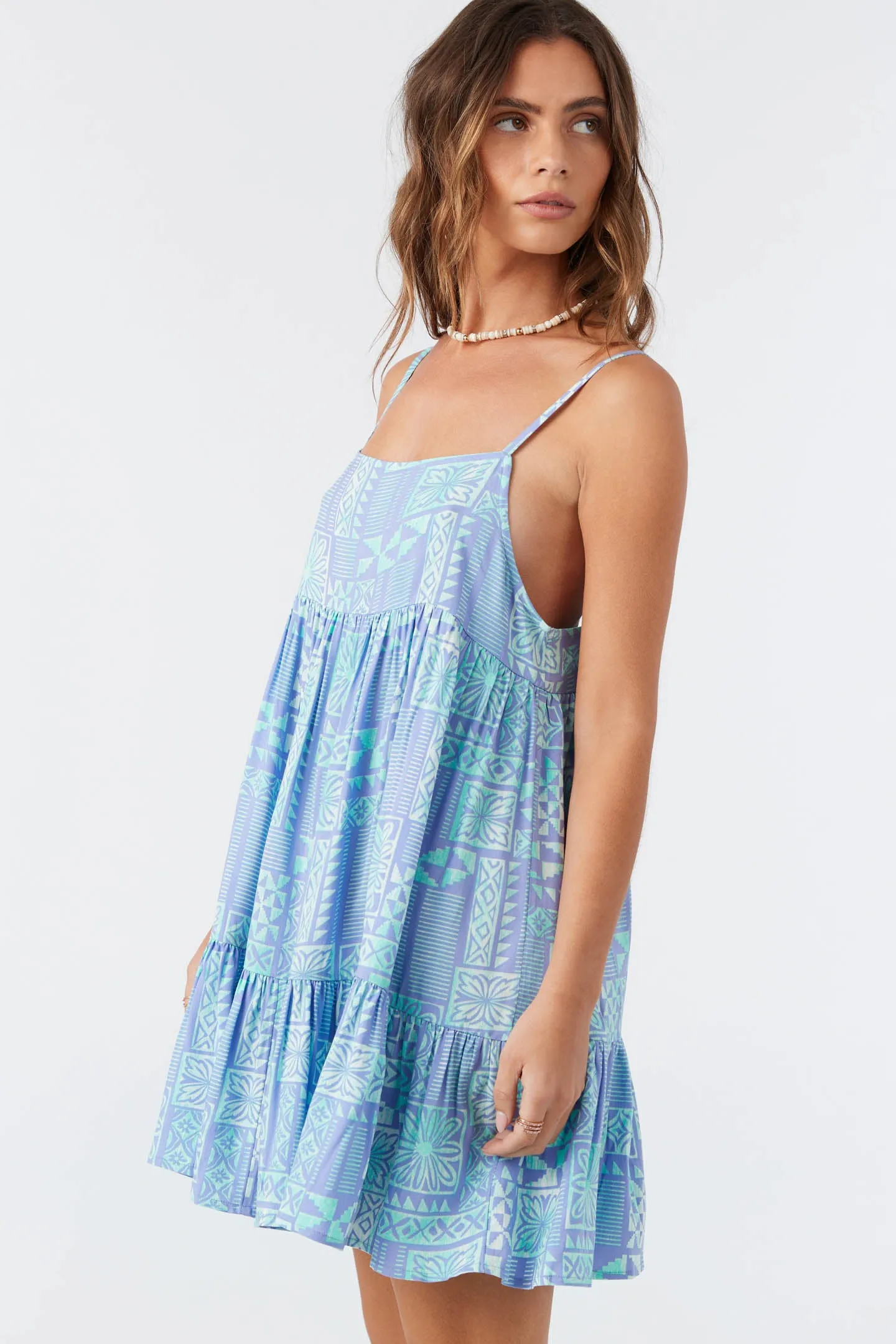 RILEE WINONA TILE COVER-UP DRESS