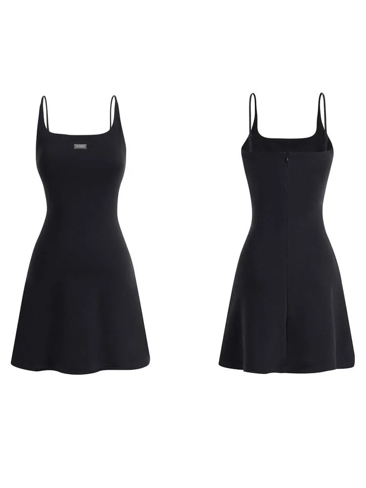 Sleek One-Piece Flare Dress