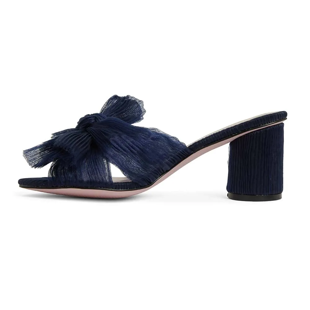 Surge Heel in Navy Fabric