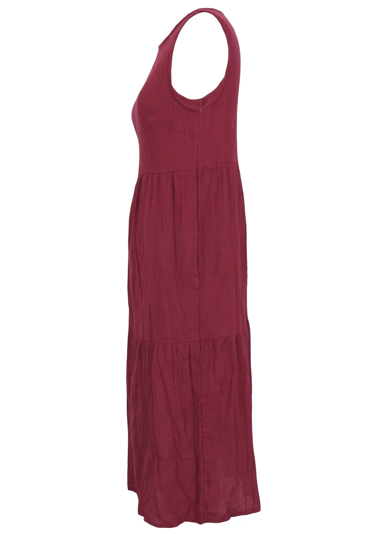 Tully Dress Tibetan Red