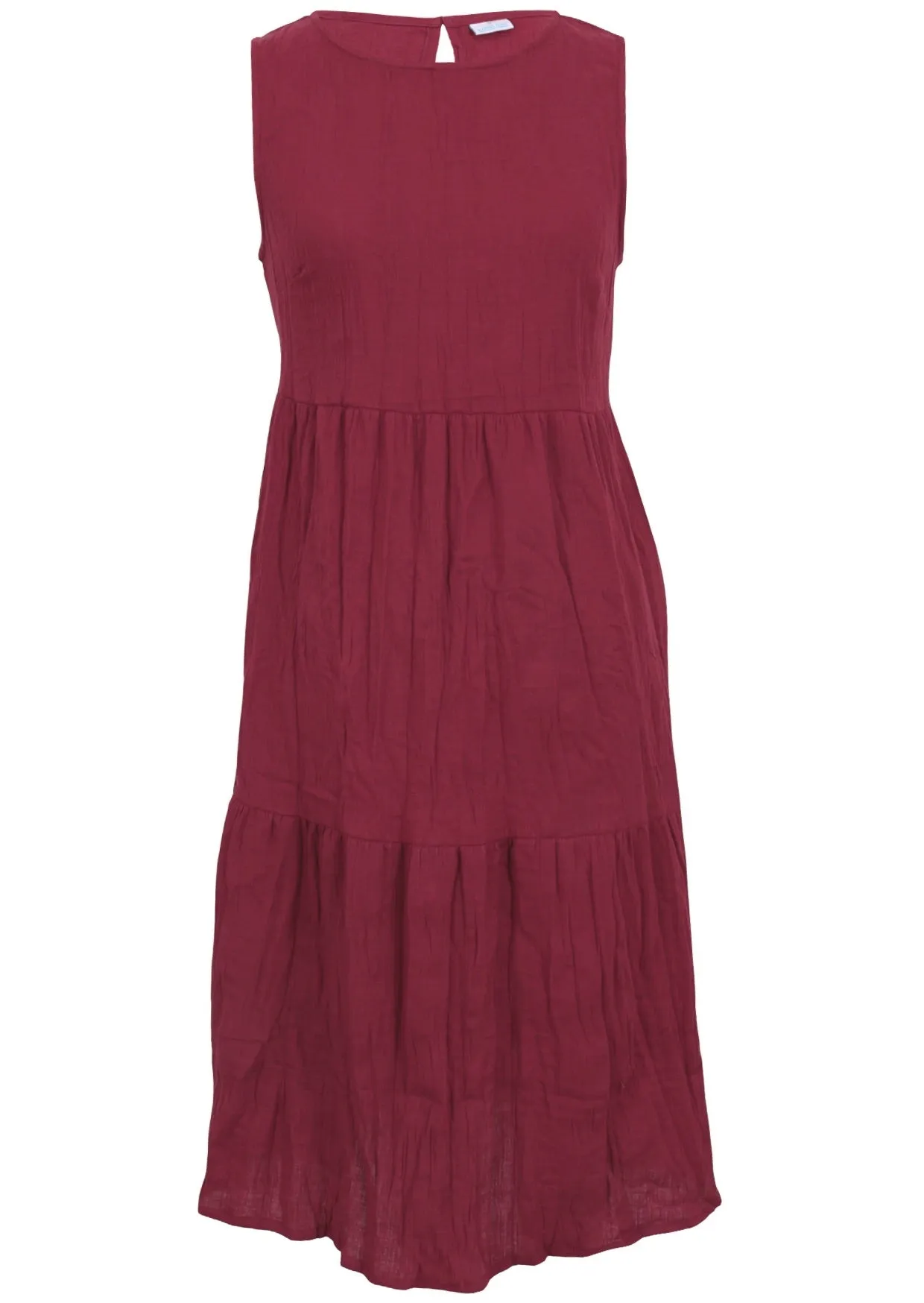 Tully Dress Tibetan Red